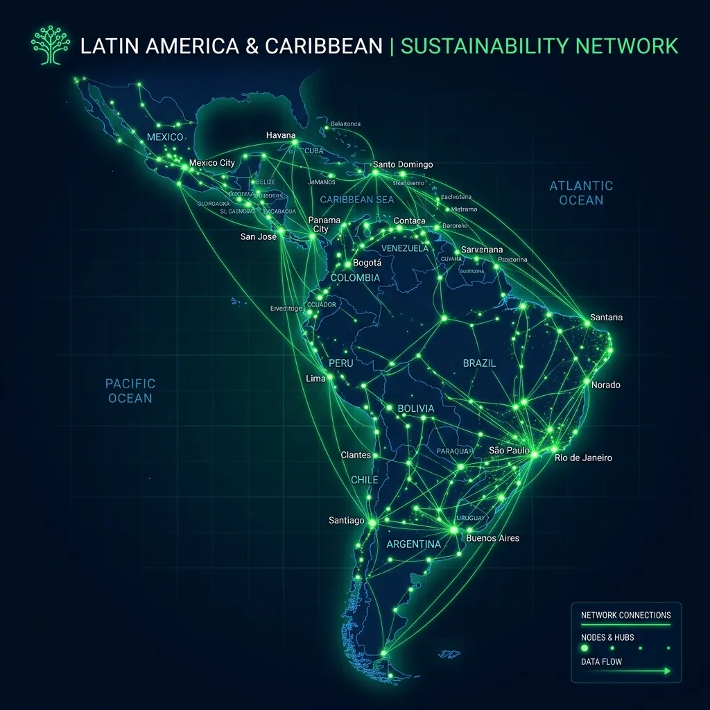 Mapa de conexões ALC